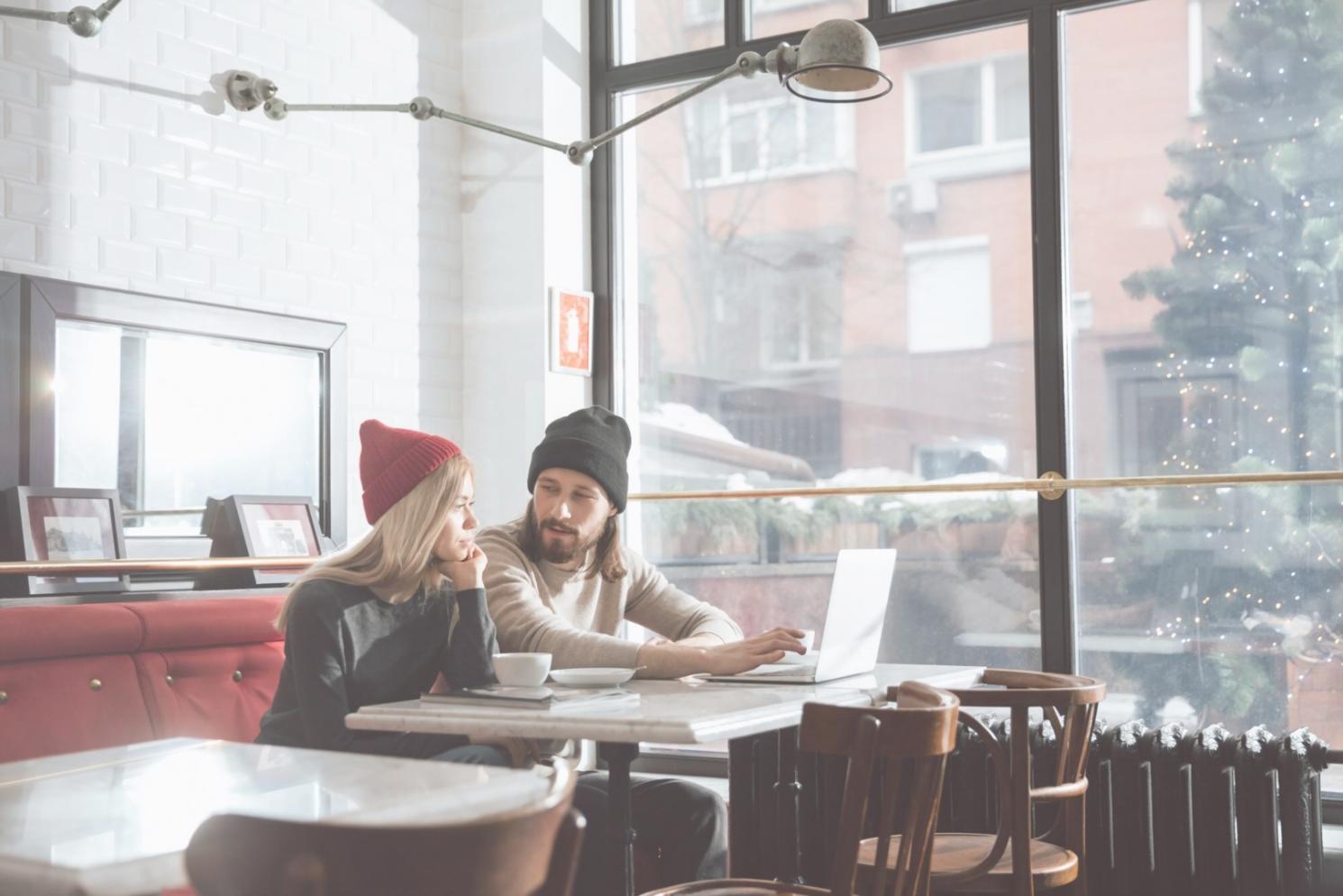 Professional workspace with collaborative environment